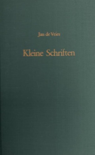 Kleine Schriften