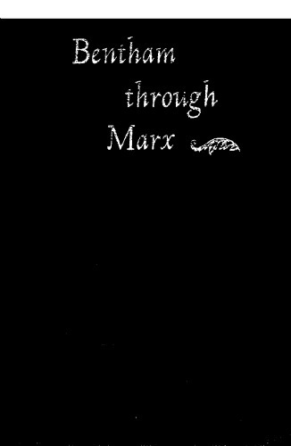 Man and Society, Political and Social Theory: Bentham through Marx
