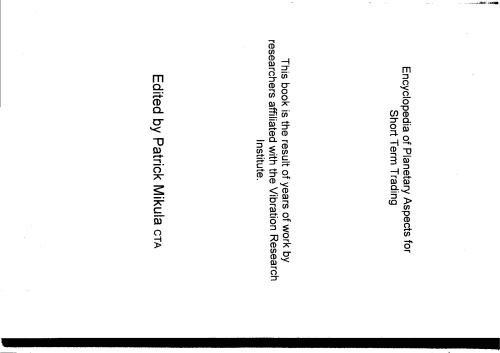 Encyclopedia of planetary aspects for short term trading