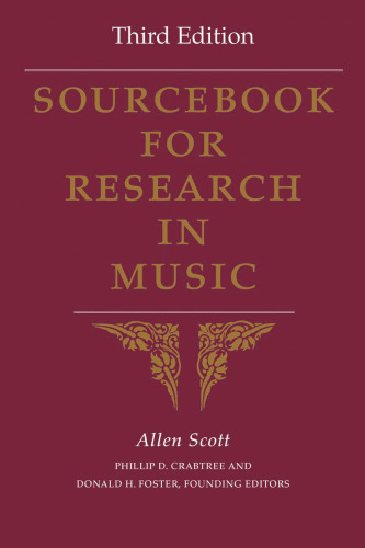 Sourcebook for Research in Music