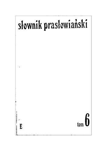 Słownik prasłowiański