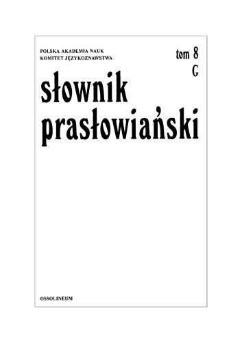 Słownik prasłowiański