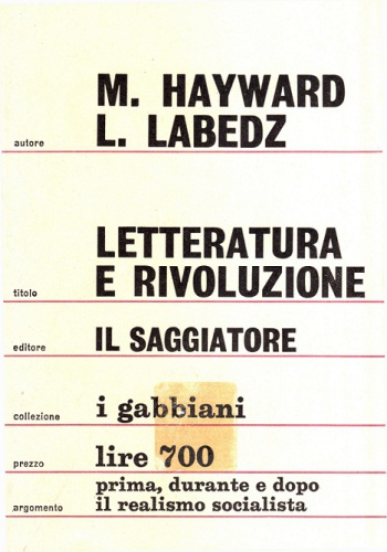 Letteratura e rivoluzione