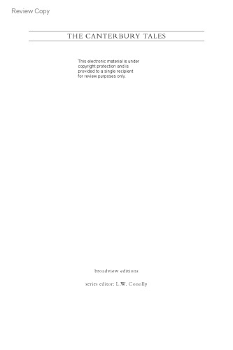 The Canterbury Tales: A Selection