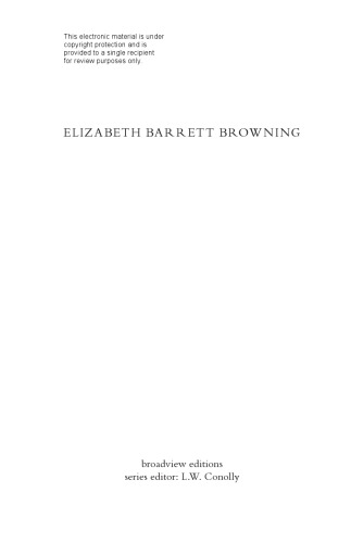 Elizabeth Barrett Browning: Selected Poems