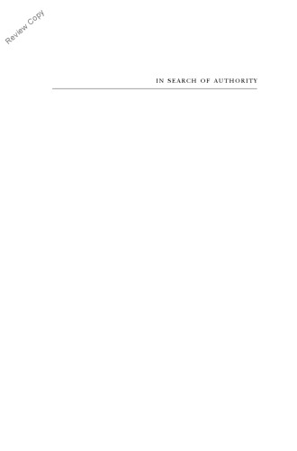 In Search of Authority: An Introductory Guide to Literary Theory