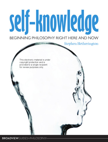 Self-Knowledge: Beginning Philosophy Right Here and Now