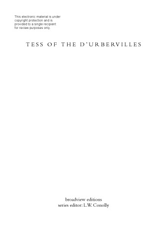 Tess of the d'Urbervilles, 2nd Edition
