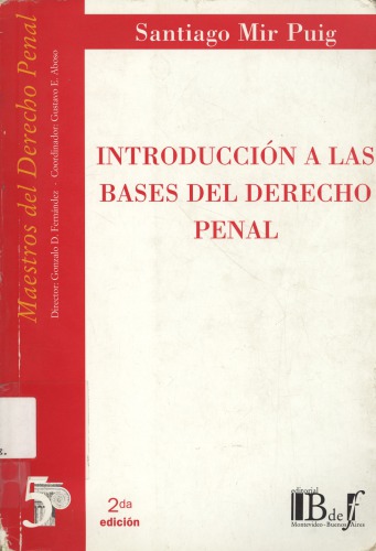 Introducción a las bases del Derecho penal