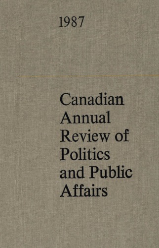 Canadian Annual Review 1987