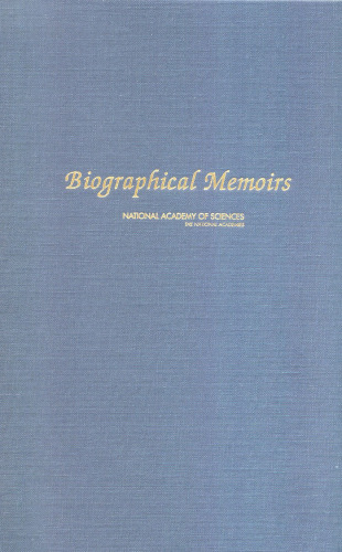 Biographical Memoirs: Volume 84