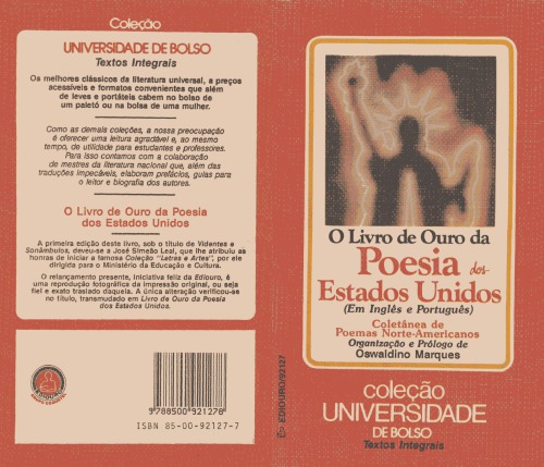 O livro de ouro da poesia dos Estados Unidos (edição bilíngue)