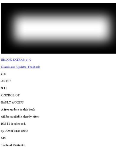 Take Control of iOS 11 (1.0) (Early access)