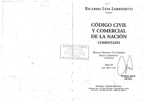 Código Civil y Comercial de la Nación comentado. Tomo IX
