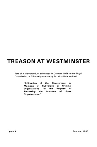 Treason at Westminster