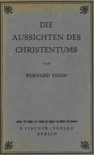 Die Aussichten des Christentums