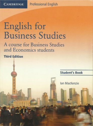 English for Business Studies: A course for business studies and economics students - student’s edition (3 ed)