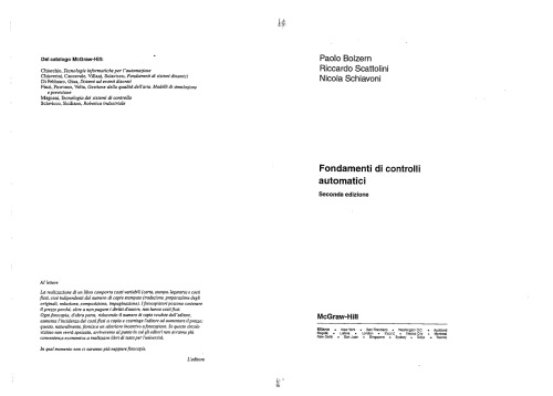 Fondamenti di Controlli Automatici