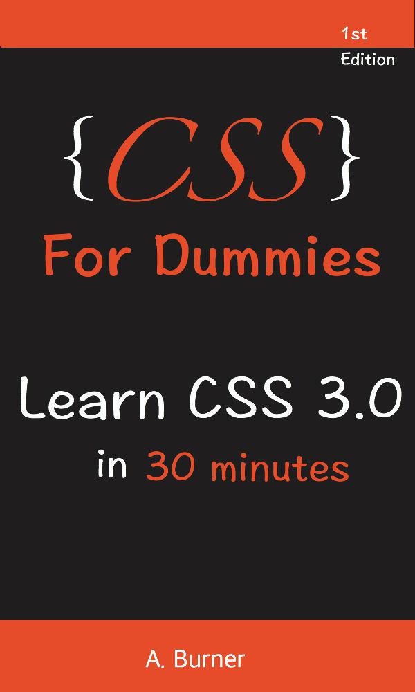 CSS for Dummies: Learn CSS 3.0 in 30 Minutes