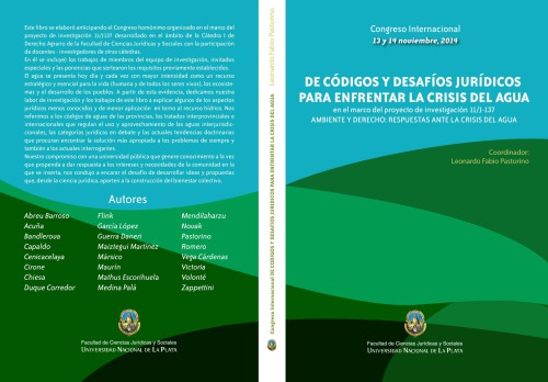 De códigos y desafíos jurídicos para enfrentar la crisis del agua