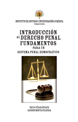 Introducción al Derecho Penal. Fundamentos para un sistema penal democrático