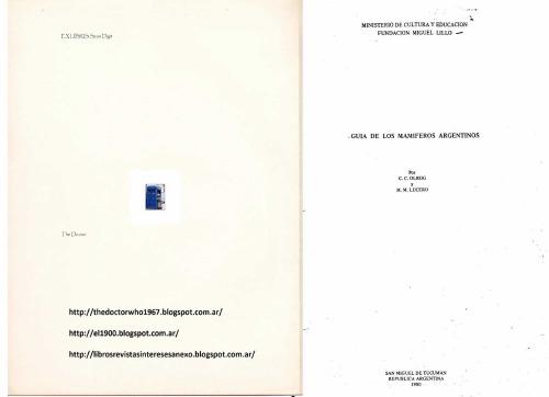 Guía de los Mamíferos Argentinos