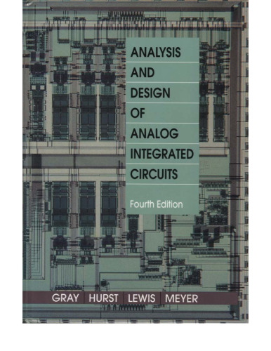 Analysis and Design of Analog Integrated Circuits