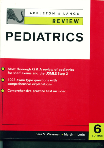 Appleton & Lange Review of Pediatrics (Appleton & Lange Review Book Series)