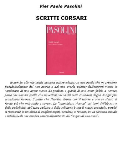 Scritti corsari