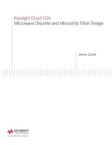 Microwave Discrete and Microstrip Filter Design in ADS
