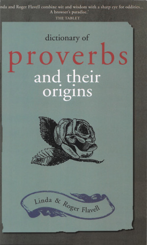 Dictionary of Proverbs and Their Origins