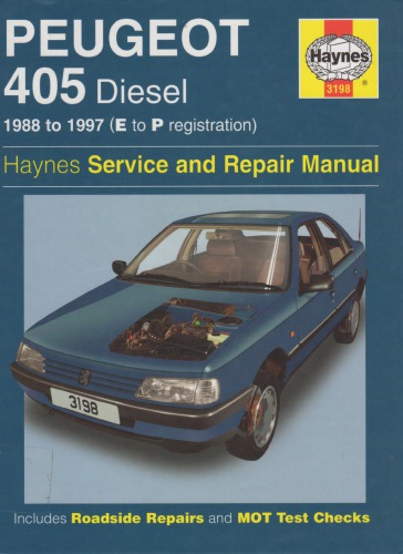 Peugeot 405 (diesel) service & repair manual