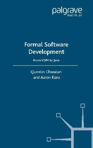 Formal Software Development: From VDM to Java