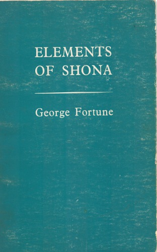 Elements of Shona