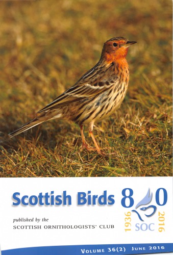 Scottish Birds Volume 36(2) June 2016