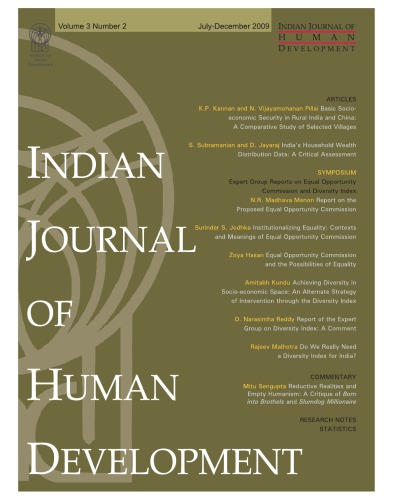 Basic Socio-economic Security in Rural India and China: A Comparative Study of Selected Villages