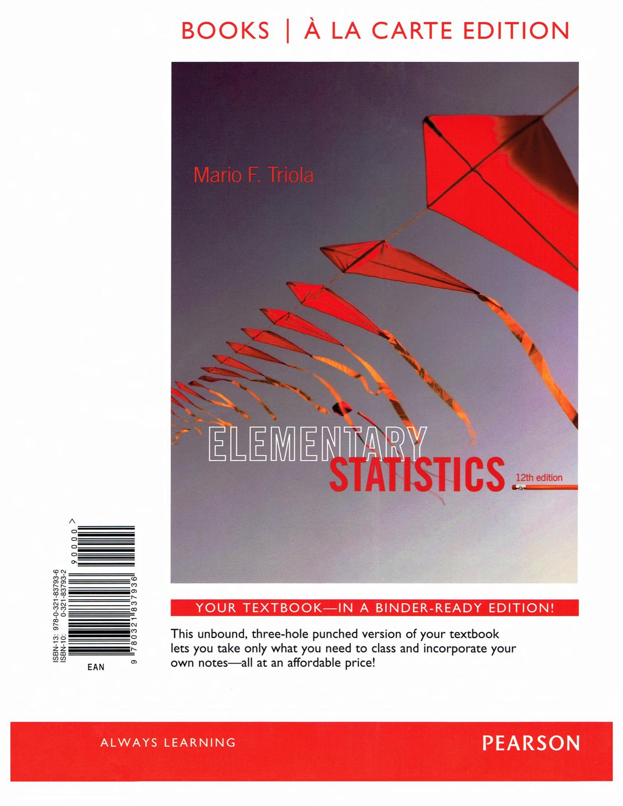 Elementary Statistics