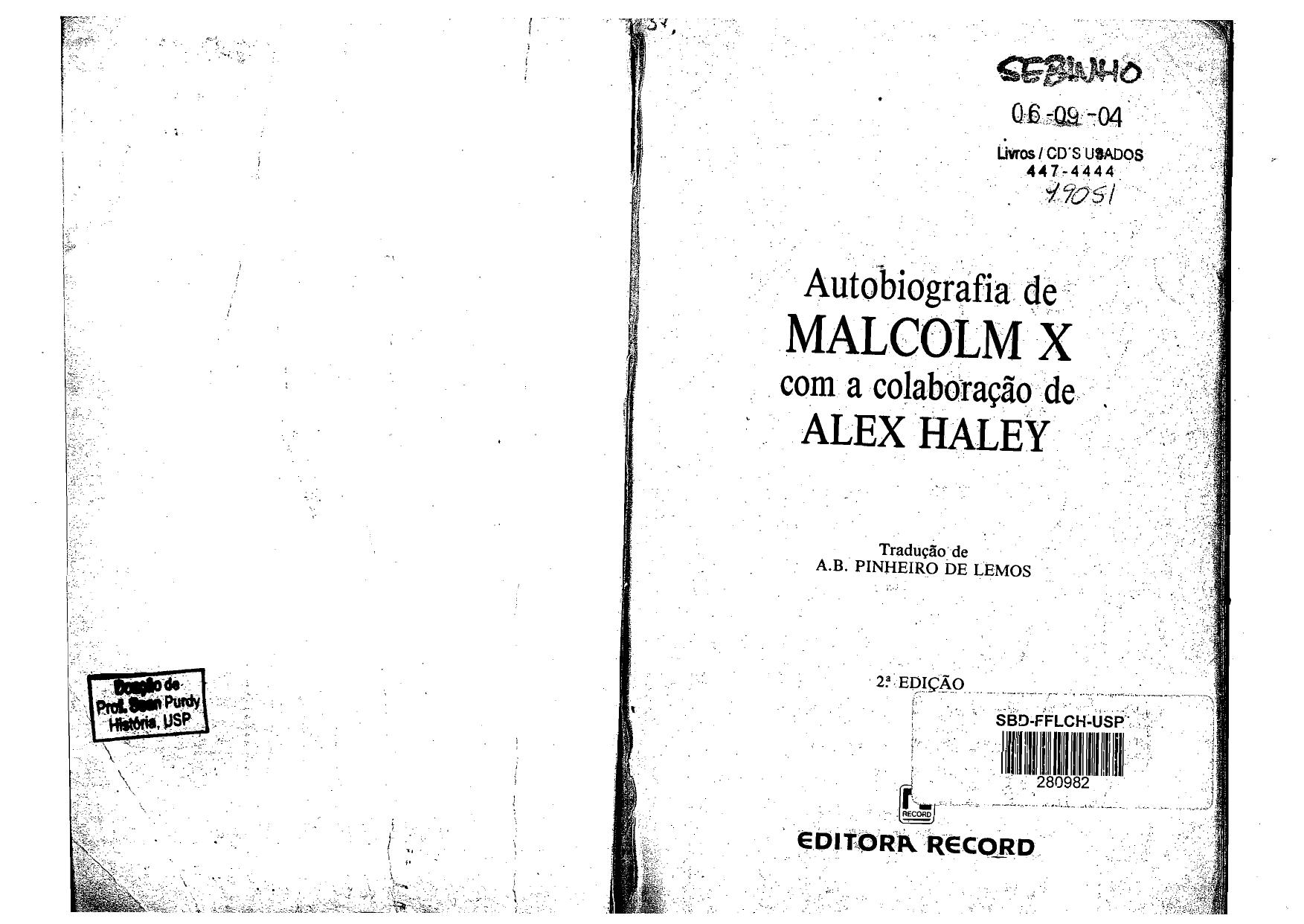 Autobiografia de Malcolm X