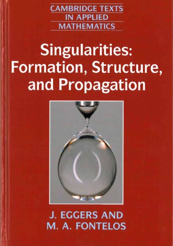 Singularities: Formation, Structure, and Propagation