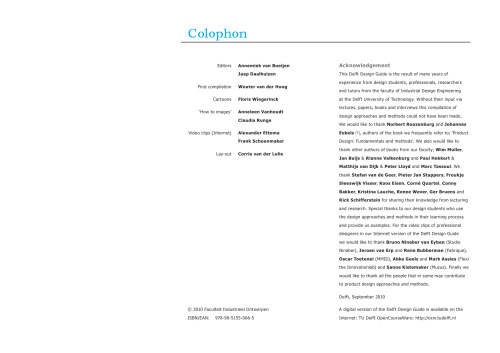 Delft design guide : design methods