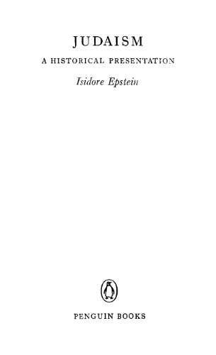 Judaism: A Historical Presentation