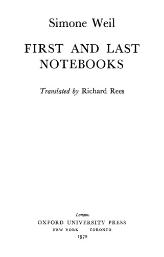 First and Last Notebooks