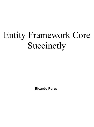 Entity Framework Core Succinctly