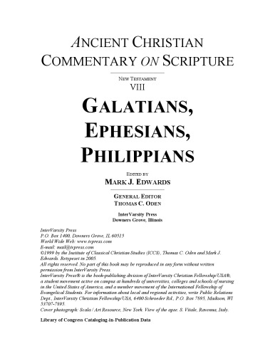 Galatians, Ephesians, Philippians