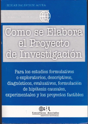 Como se elabora el proyecto de investigación