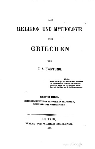 Die Religion und Mythologie der Griechen