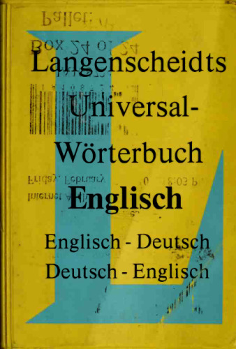 Langenscheidts Universal-Wörterbuch Englisch (English-German and German-English Dictionary)