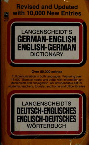 Langenscheidt’s German-English English-German Dictionary