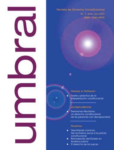 Umbral: revista de derecho constitucional – No. 1