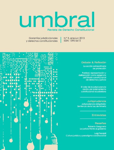 Umbral: revista de derecho constitucional – No. 3